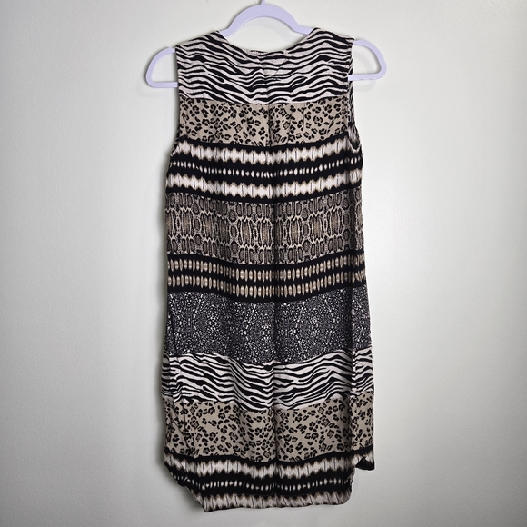 BEACHLUNCHLOUNGE Mixed Animal Print V neck Midi Dress S - Picture 5 of 6